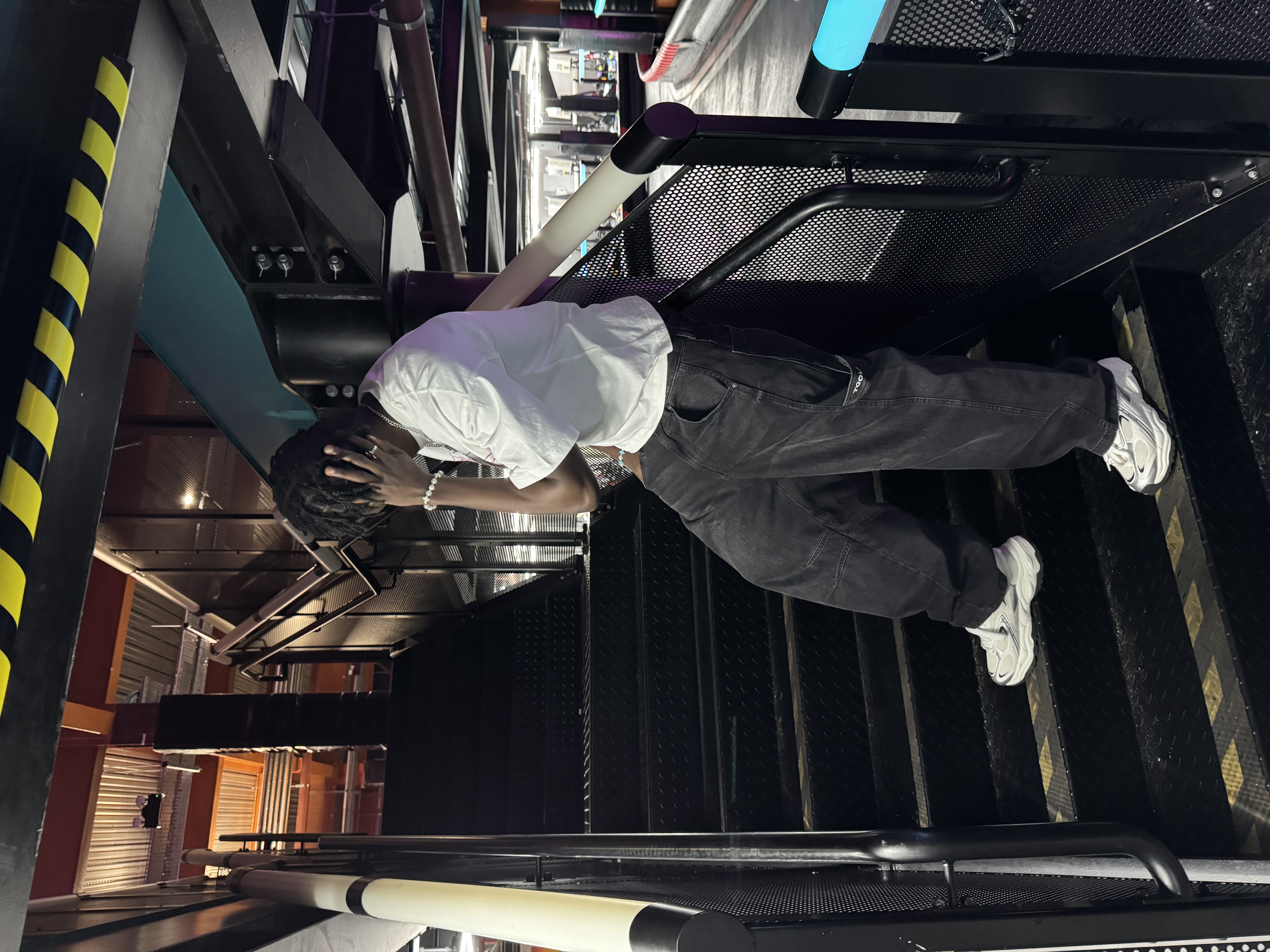 Industrial staircase — creative direction preview